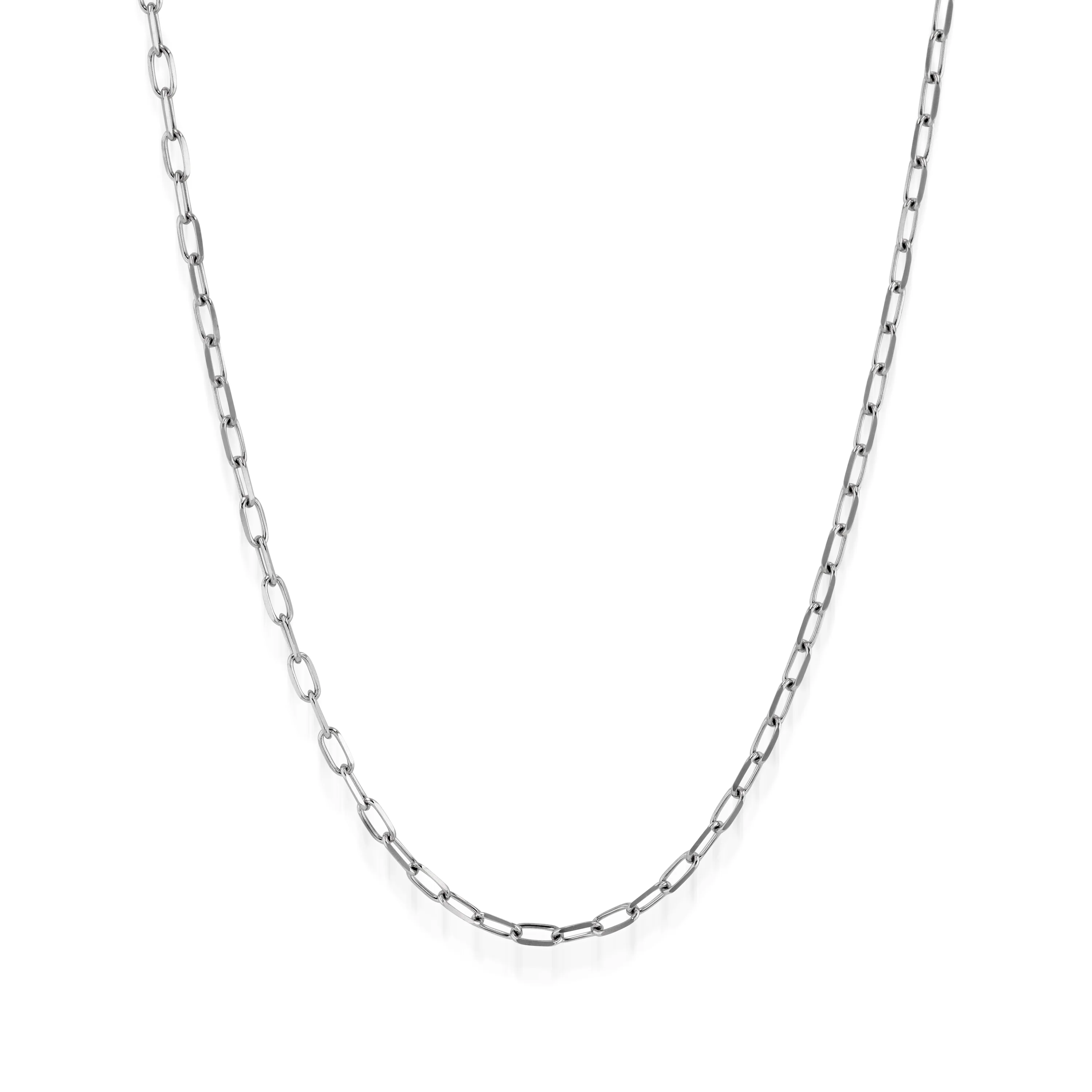 Small Paperclip Chain Necklace - Image 3