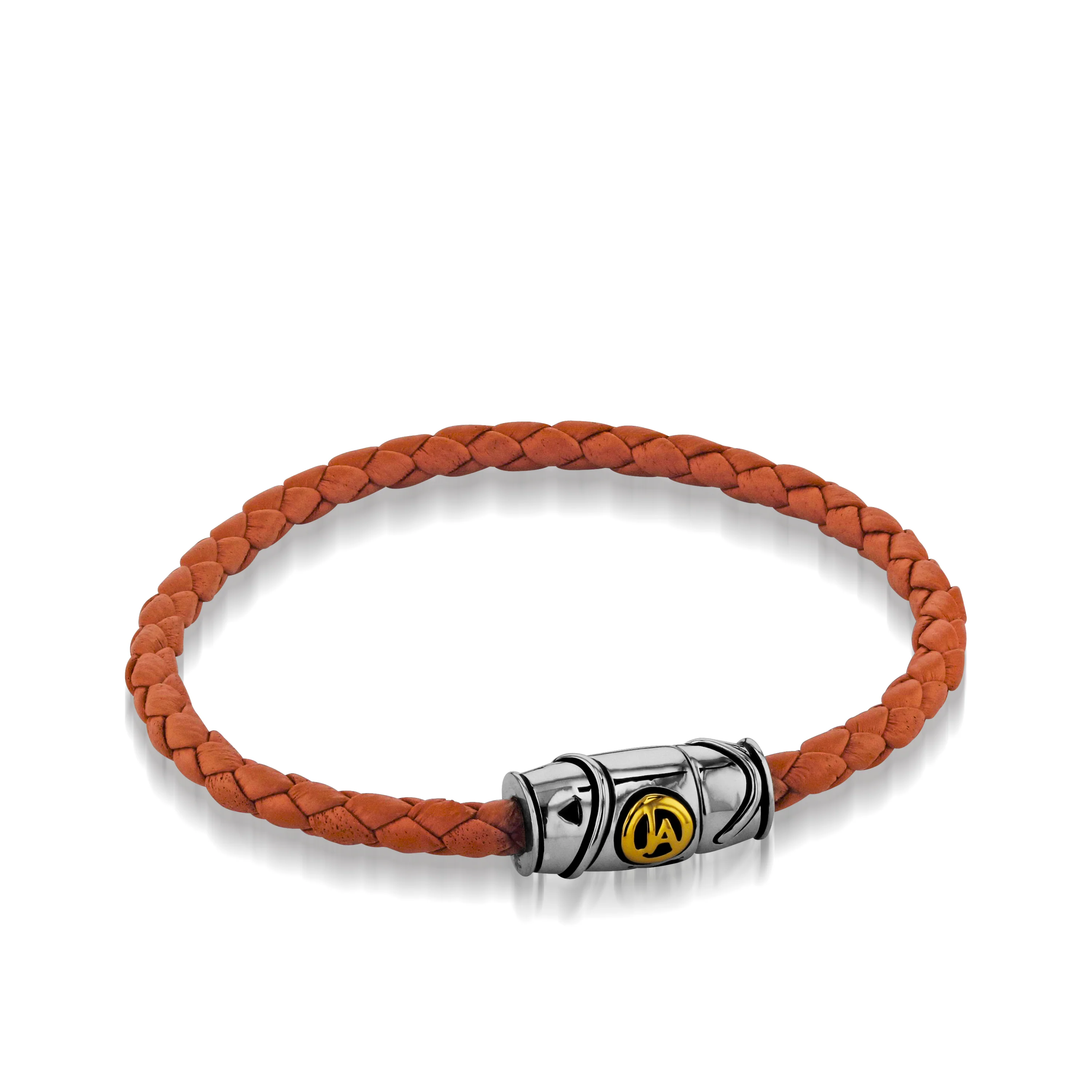Solar Braided Leather Bracelet - Image 3
