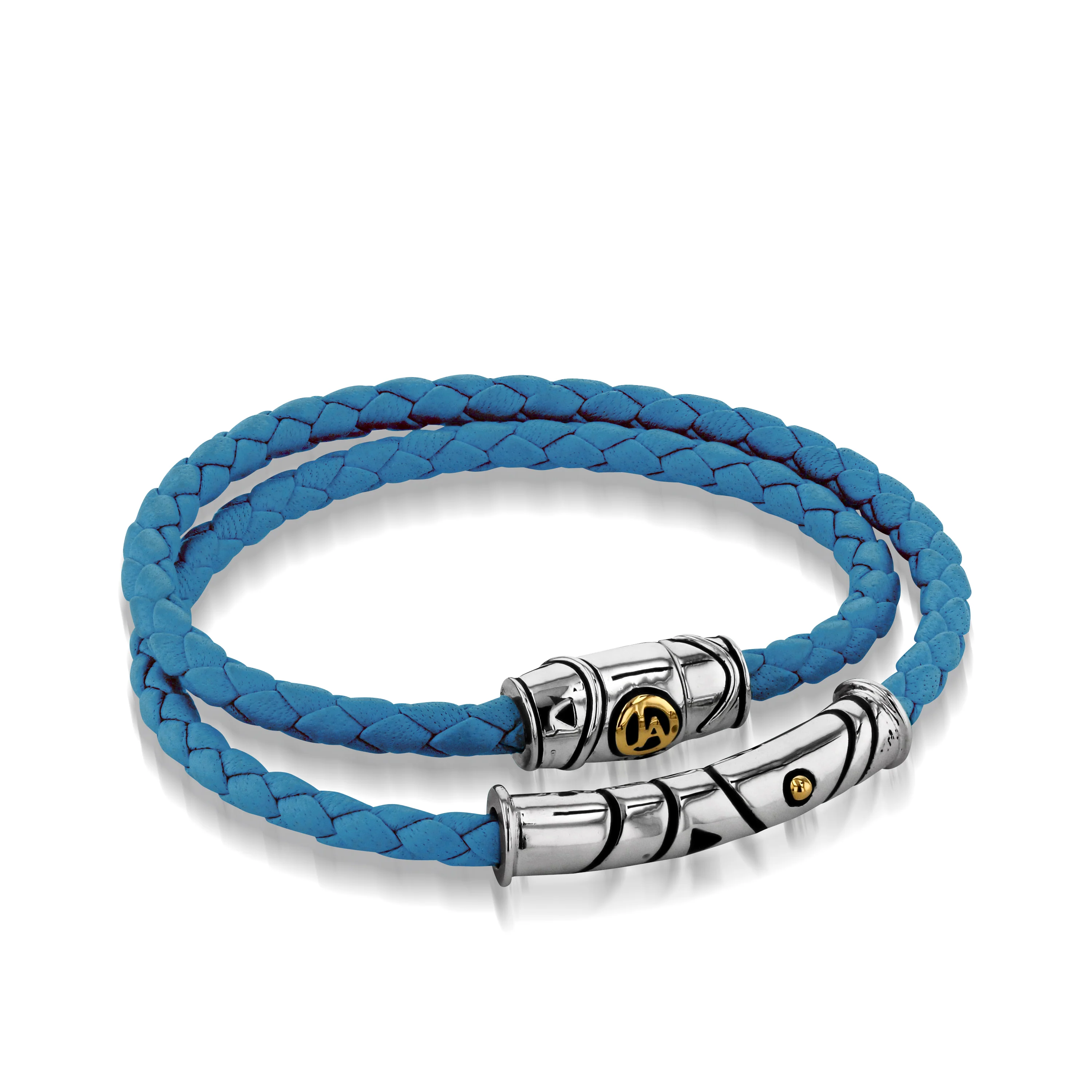 Solar Leather Double-Wrap Bracelet - Image 4