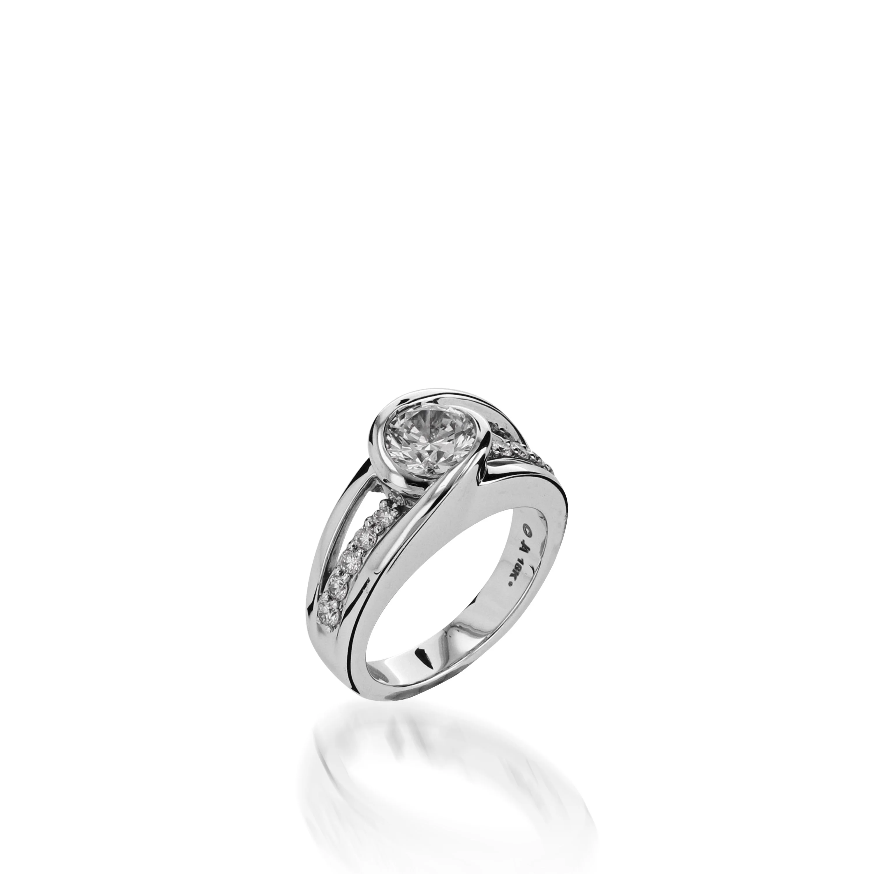 Solstice White Gold Engagement Ring