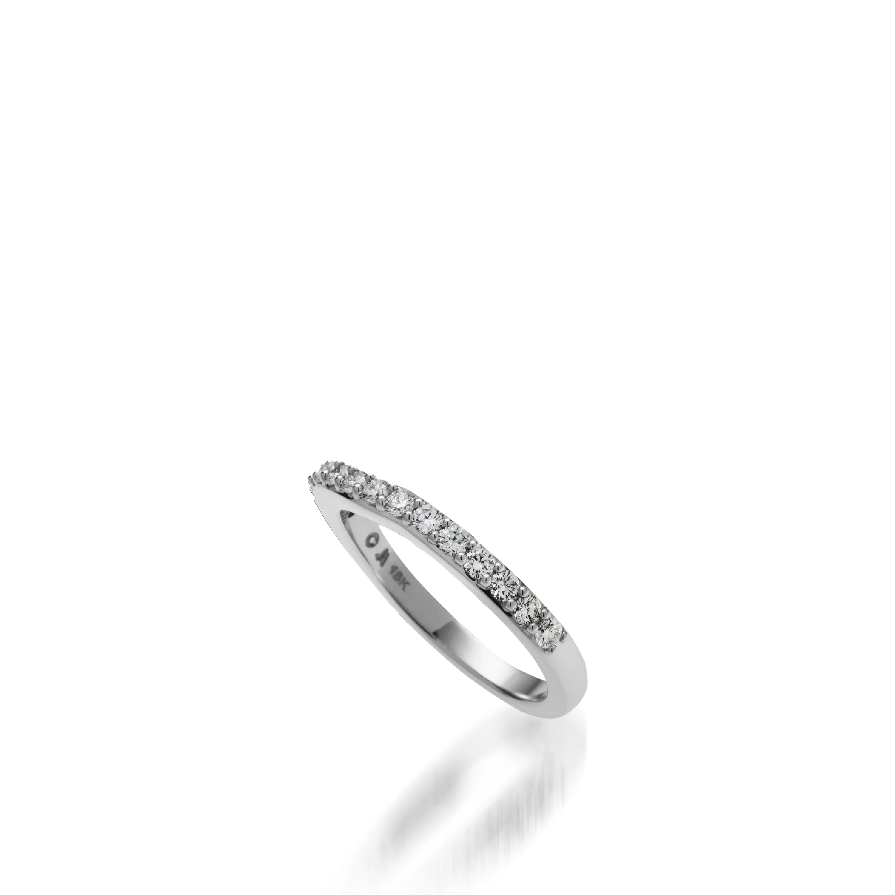 Solstice White Gold Engagement Ring - Image 3