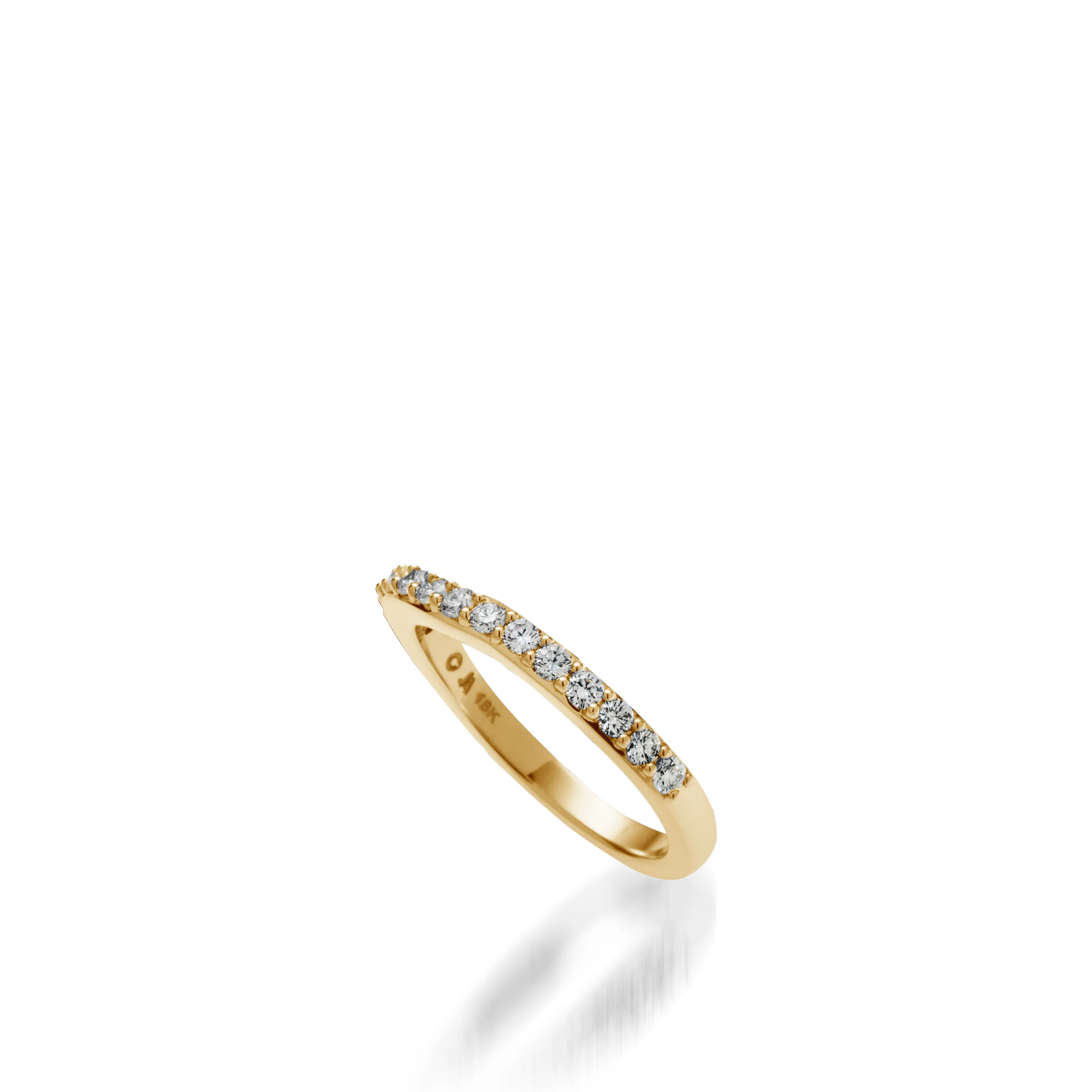 Solstice Yellow Gold Engagement Ring - Image 3