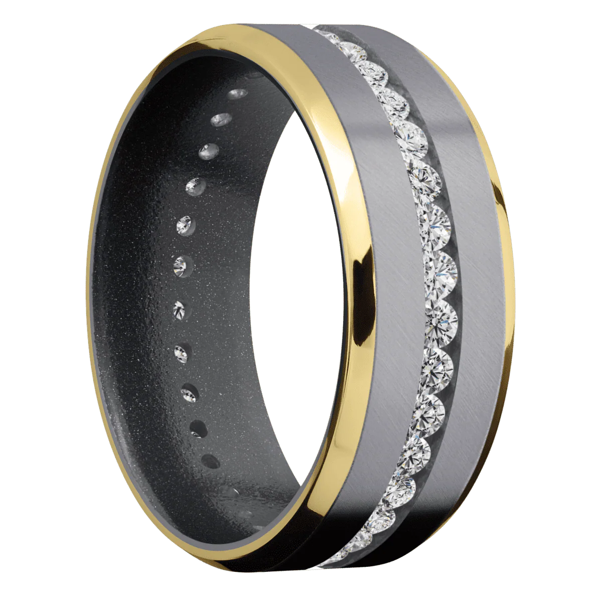 Tantalum + Anglesatin , Sand Finish + Dark Grey