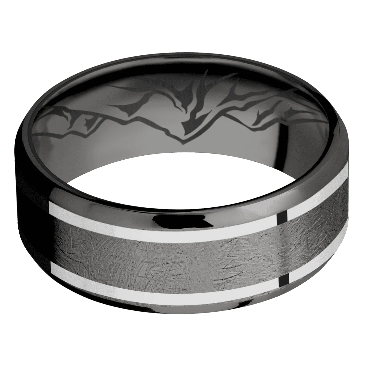 Tantalum Noir + Distressed , Polish Finish + Zirconium - Image 3