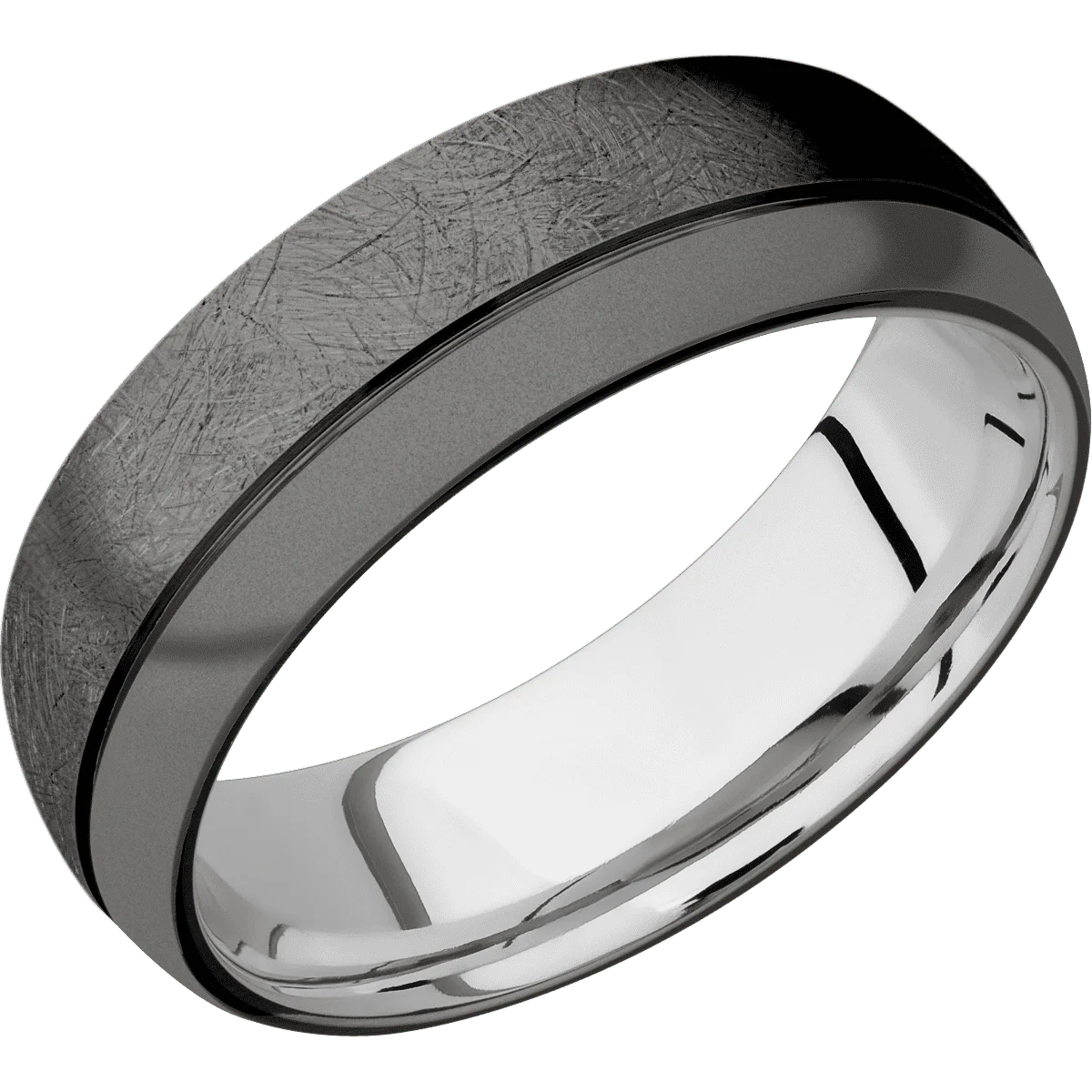 Tantalum Noir + Distressed , Sand Finish + Palladium Silver - Image 2