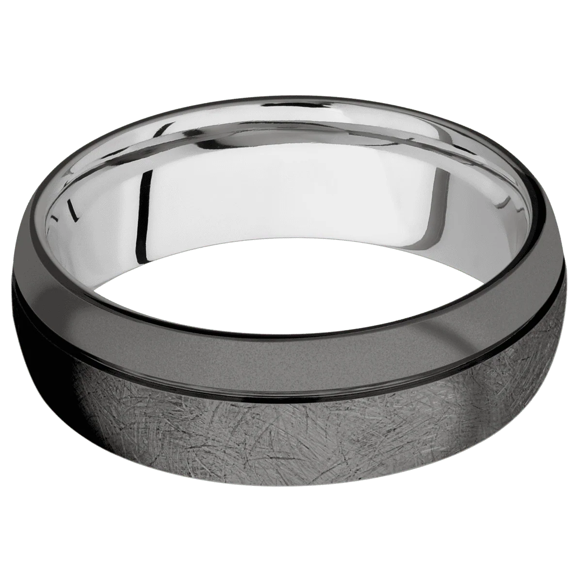 Tantalum Noir + Distressed , Sand Finish + Palladium Silver - Image 3