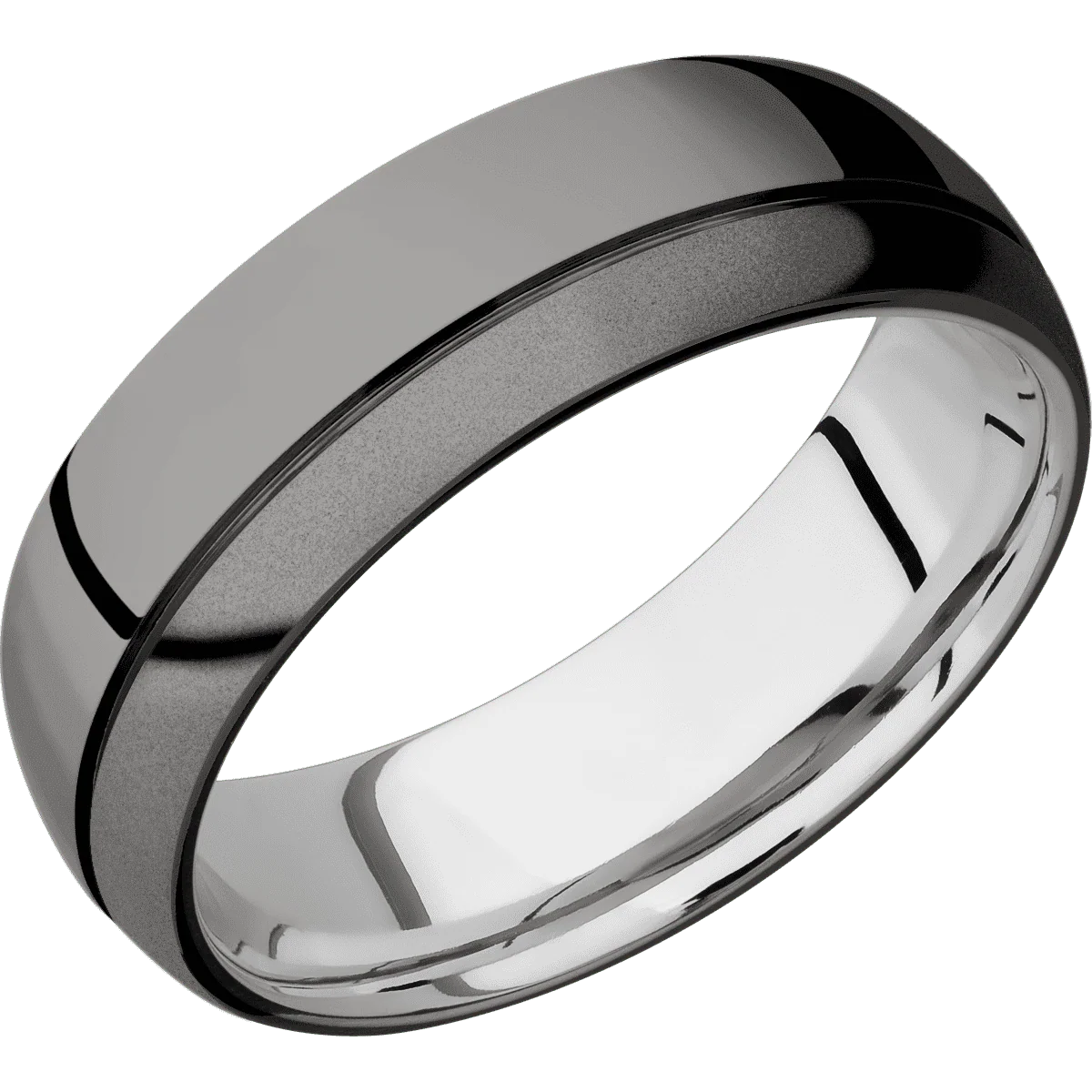 Tantalum Noir + Polish , Bead Finish + Palladium Silver - Image 2