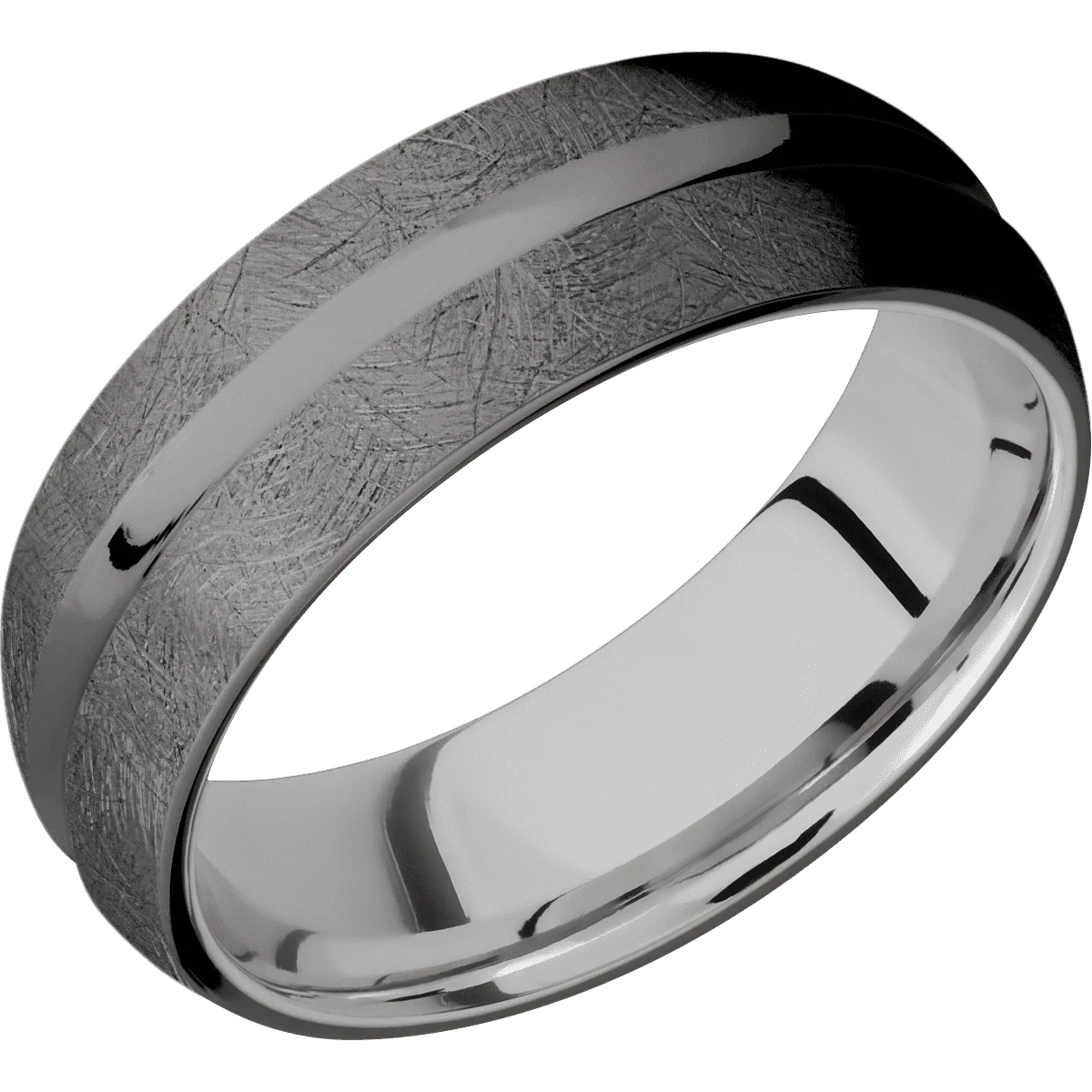 Tantalum Noir + Polish , Distressed Finish + Palladium Silver - Image 2