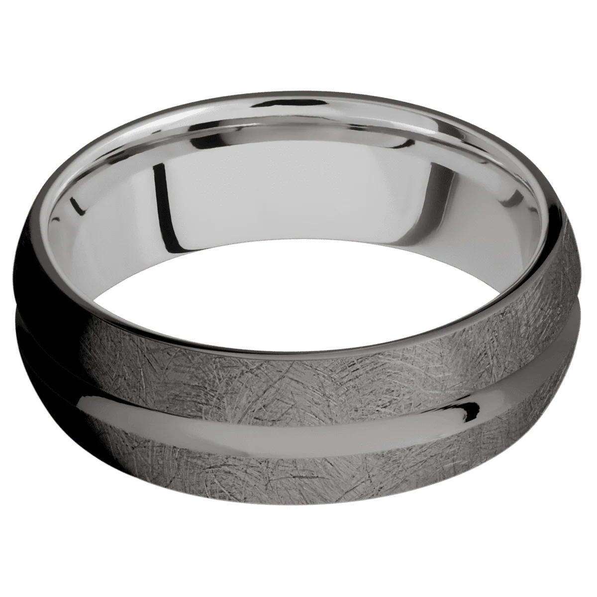 Tantalum Noir + Polish , Distressed Finish + Palladium Silver - Image 3