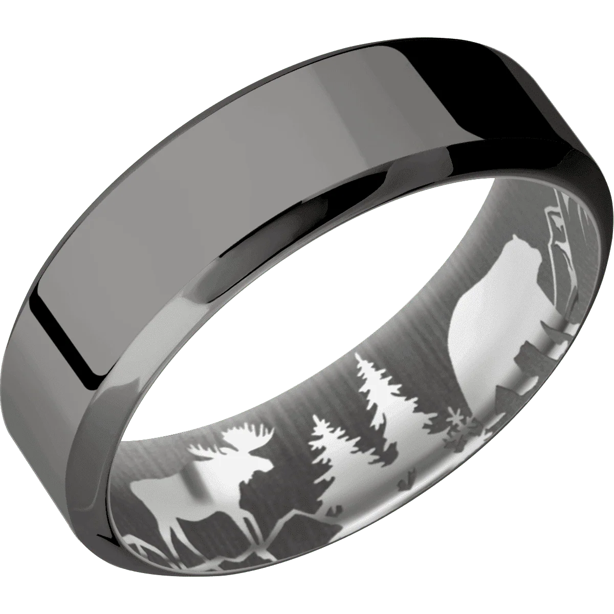 Tantalum Noir + Polish , Polish Finish + Titanium - Image 2