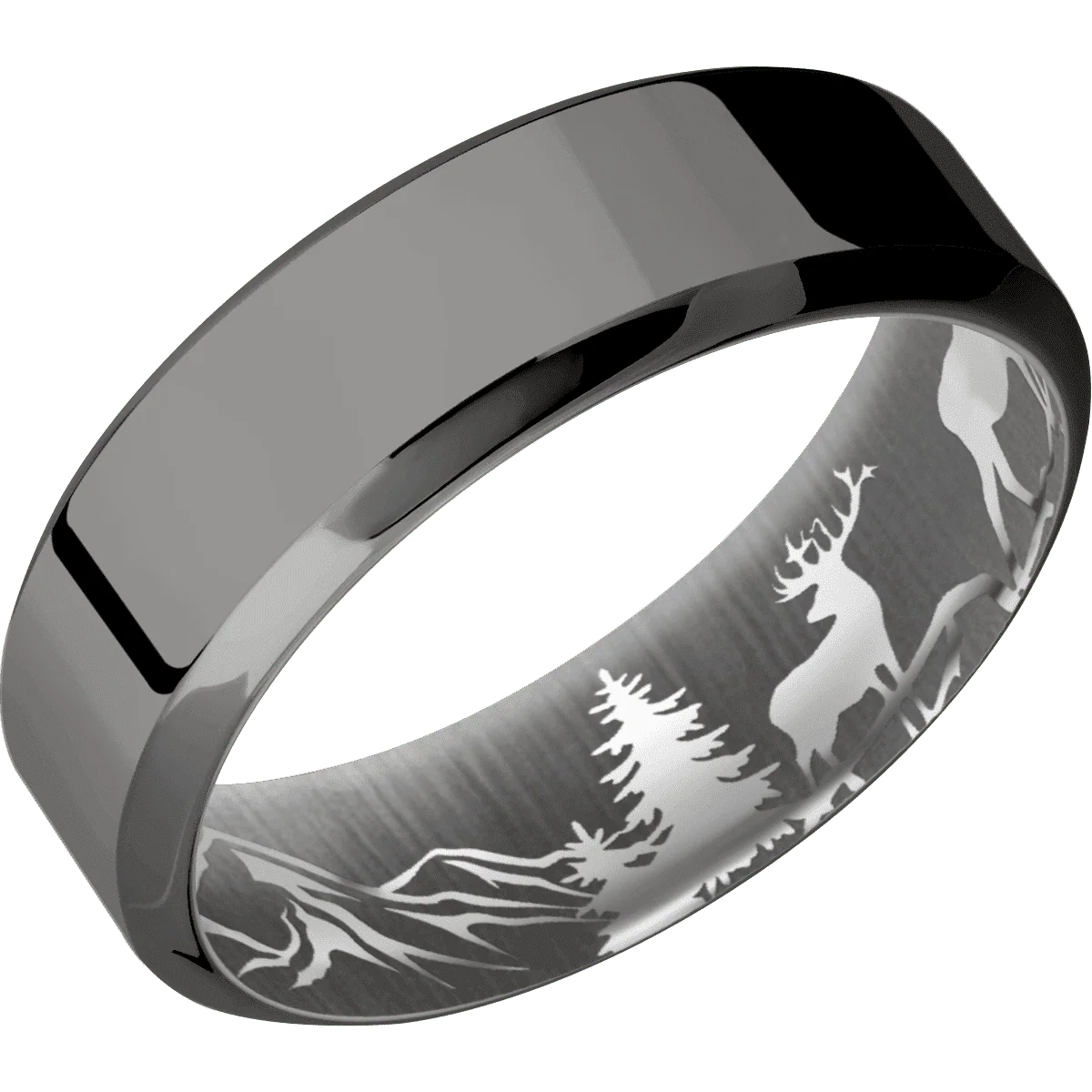 Tantalum Noir + Polish , Polish Finish + Titanium - Image 2