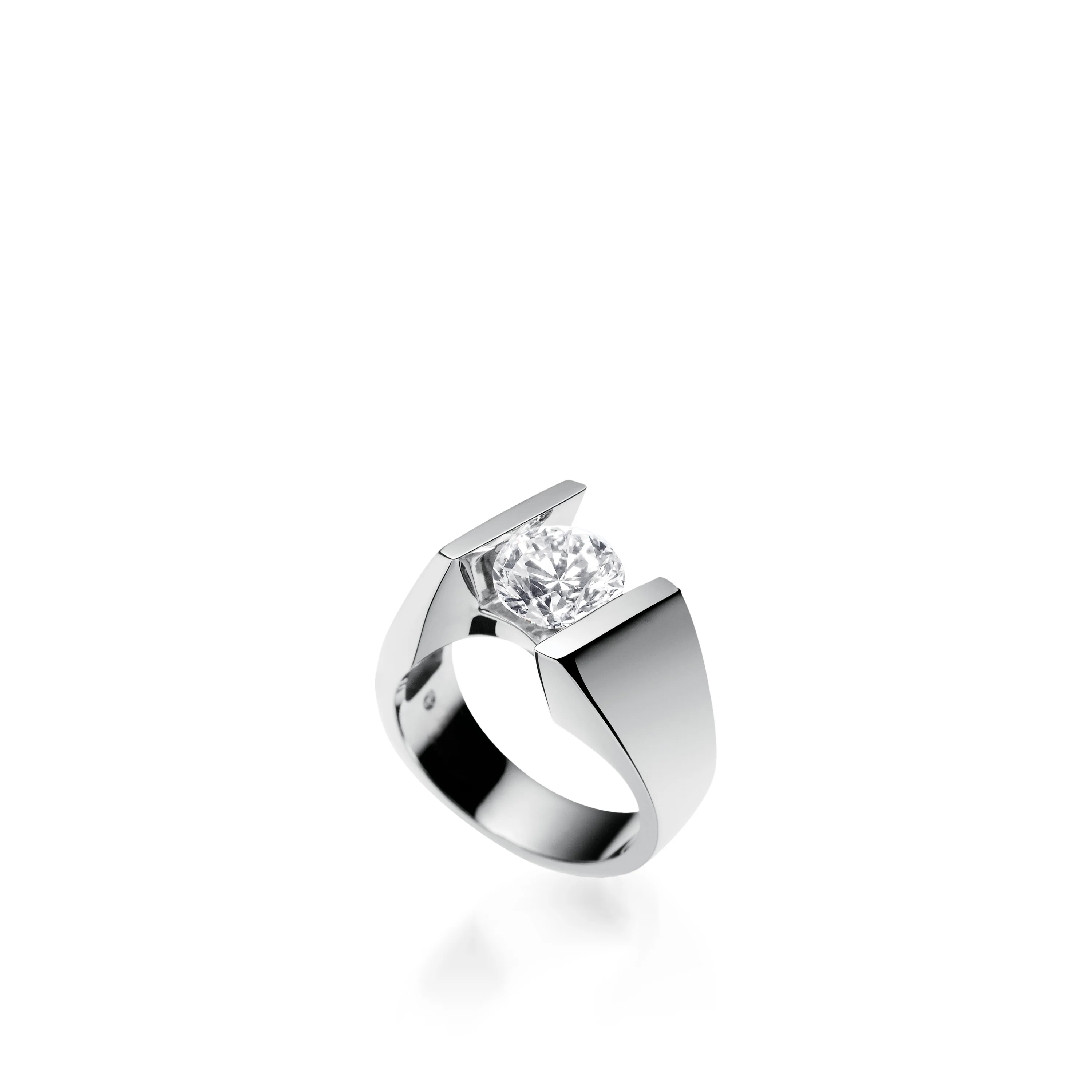 Techla White Gold Engagement Ring - Image 3