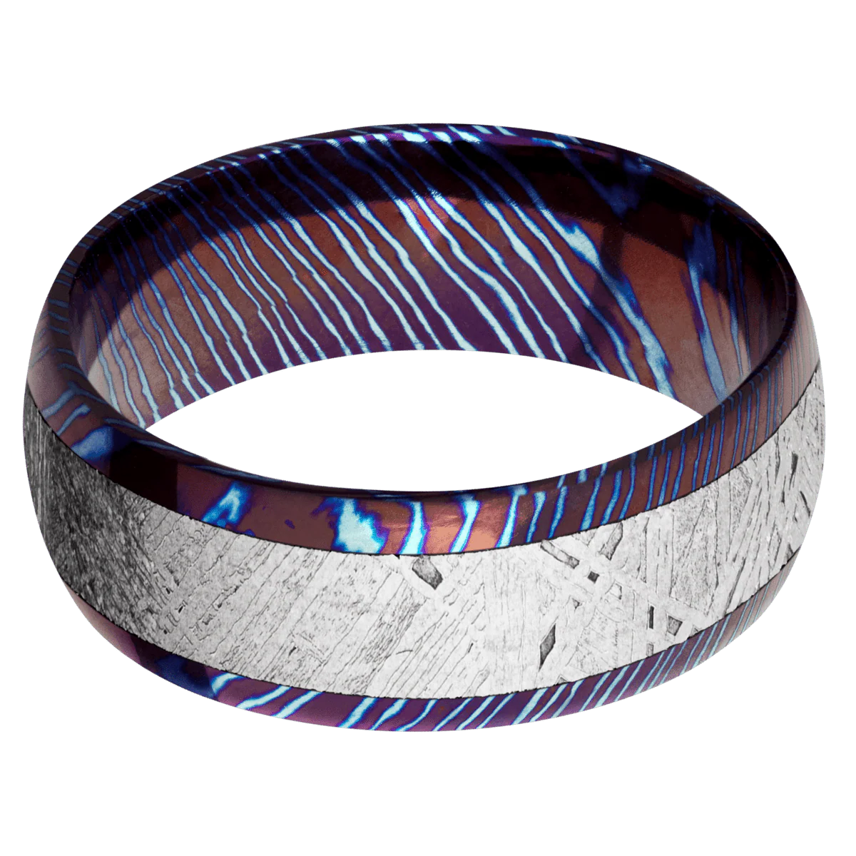 Titanium Damascus + Polish Finish - Image 3