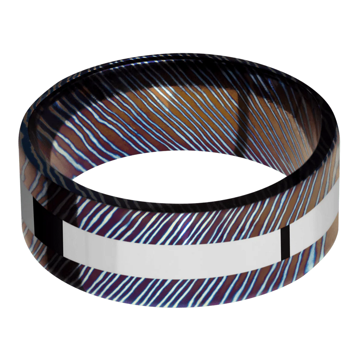 Titanium Damascus + Polish Finish - Image 3