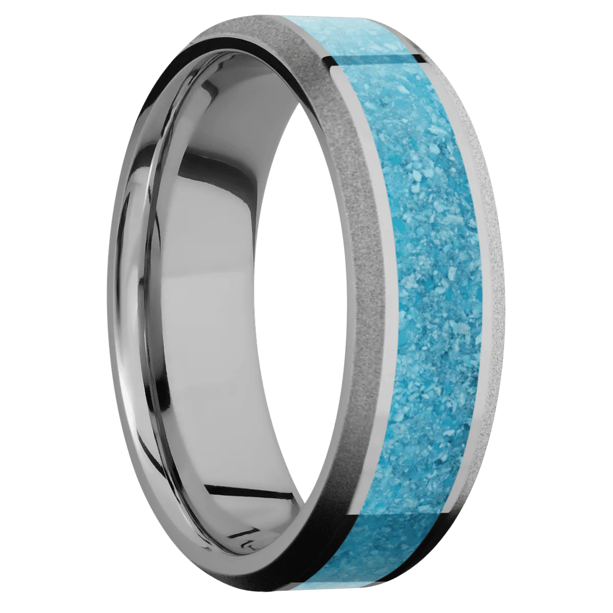 Titanium + Polish , Sand Finish