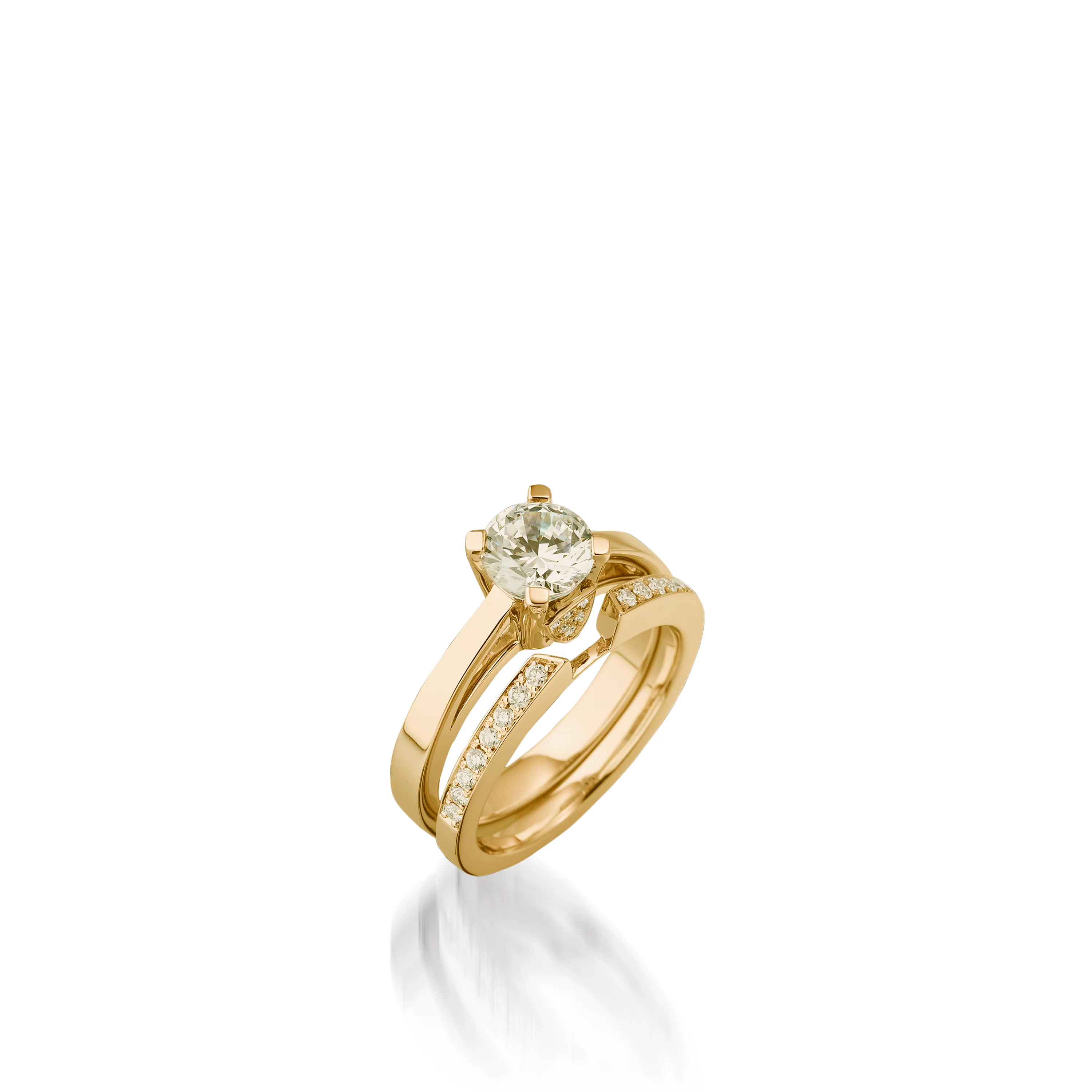Tribute Yellow Gold Engagement Ring - Image 2