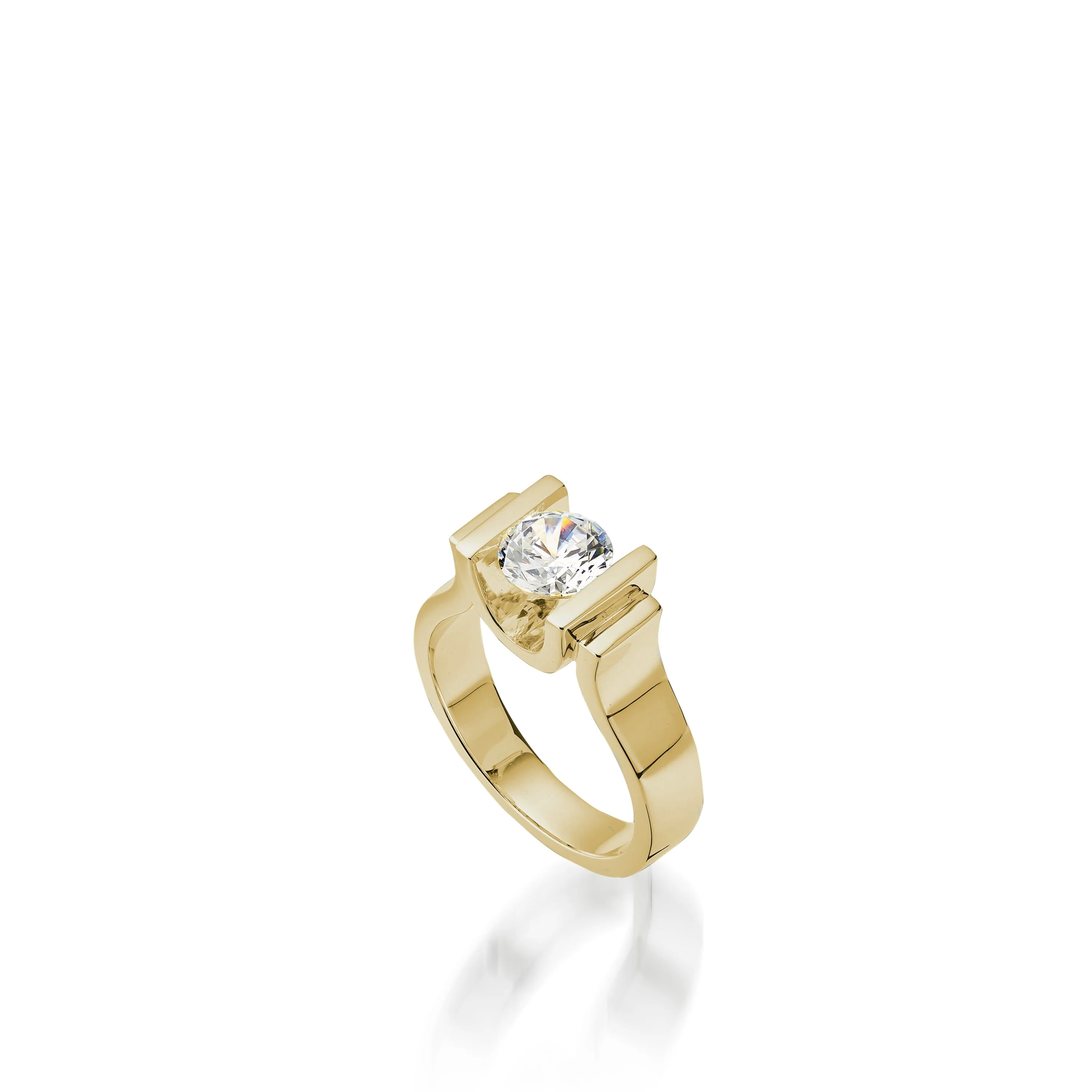 Unity White Gold Engagement Ring - Image 3