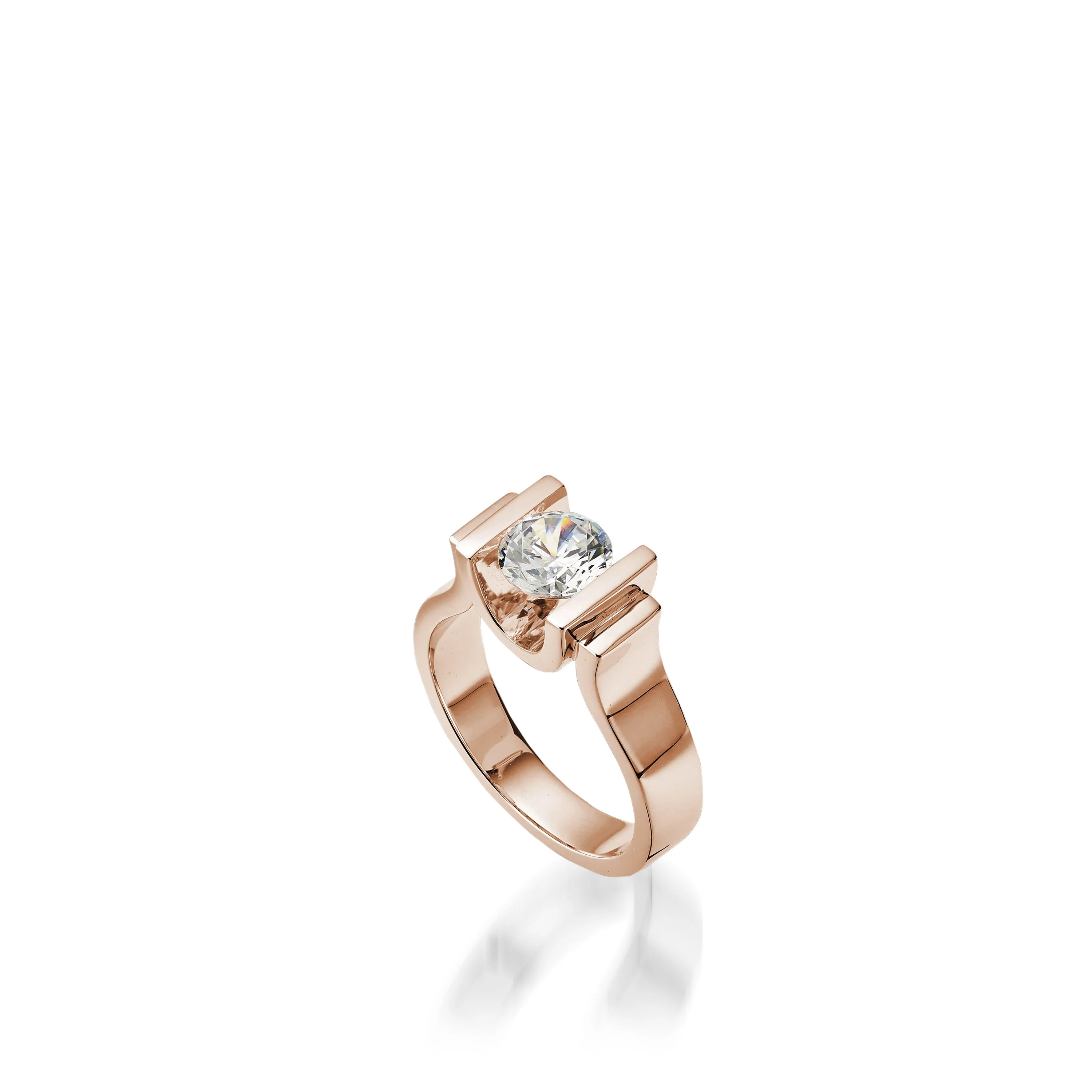 Unity White Gold Engagement Ring - Image 4