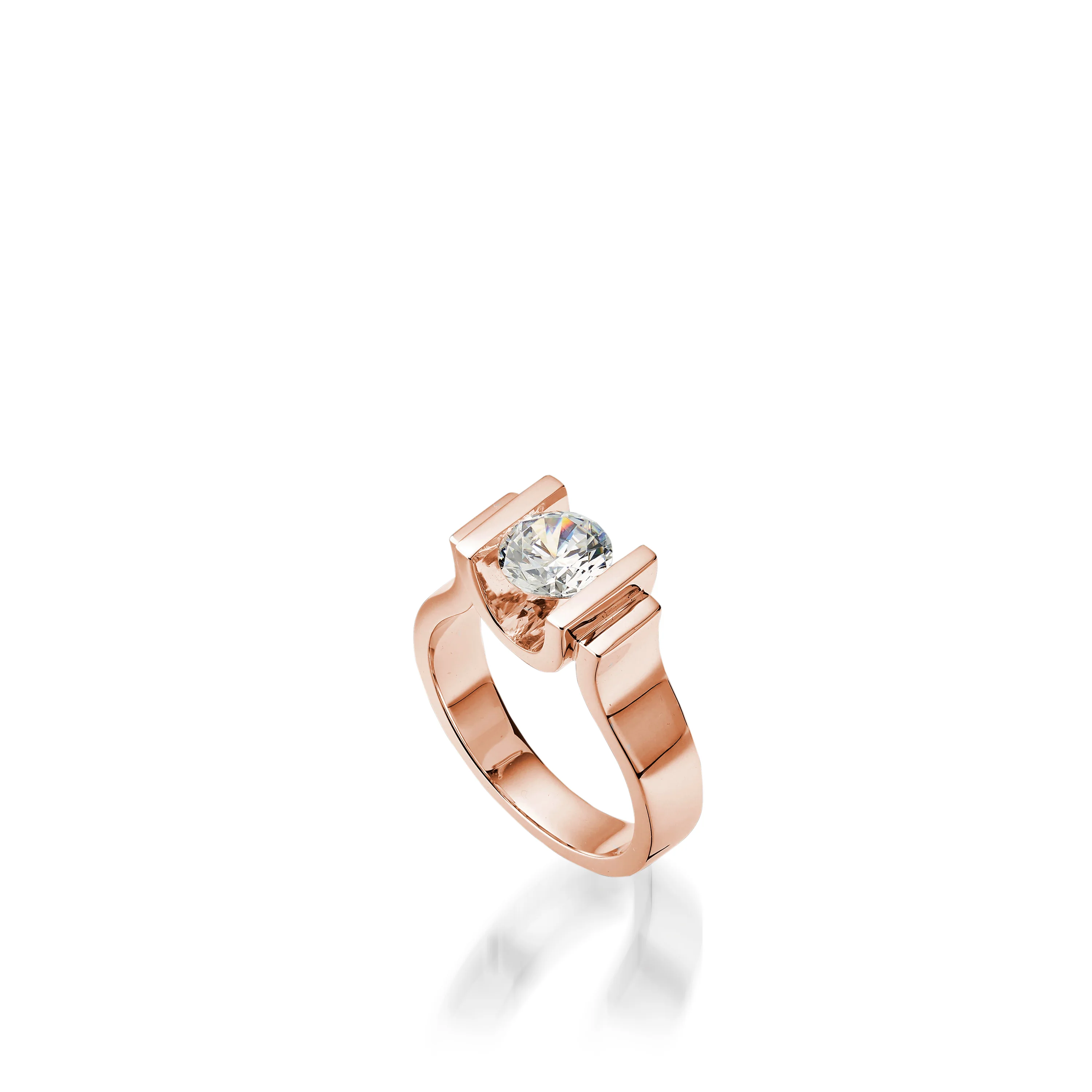 Unity Yellow Gold Engagement Ring - Image 4
