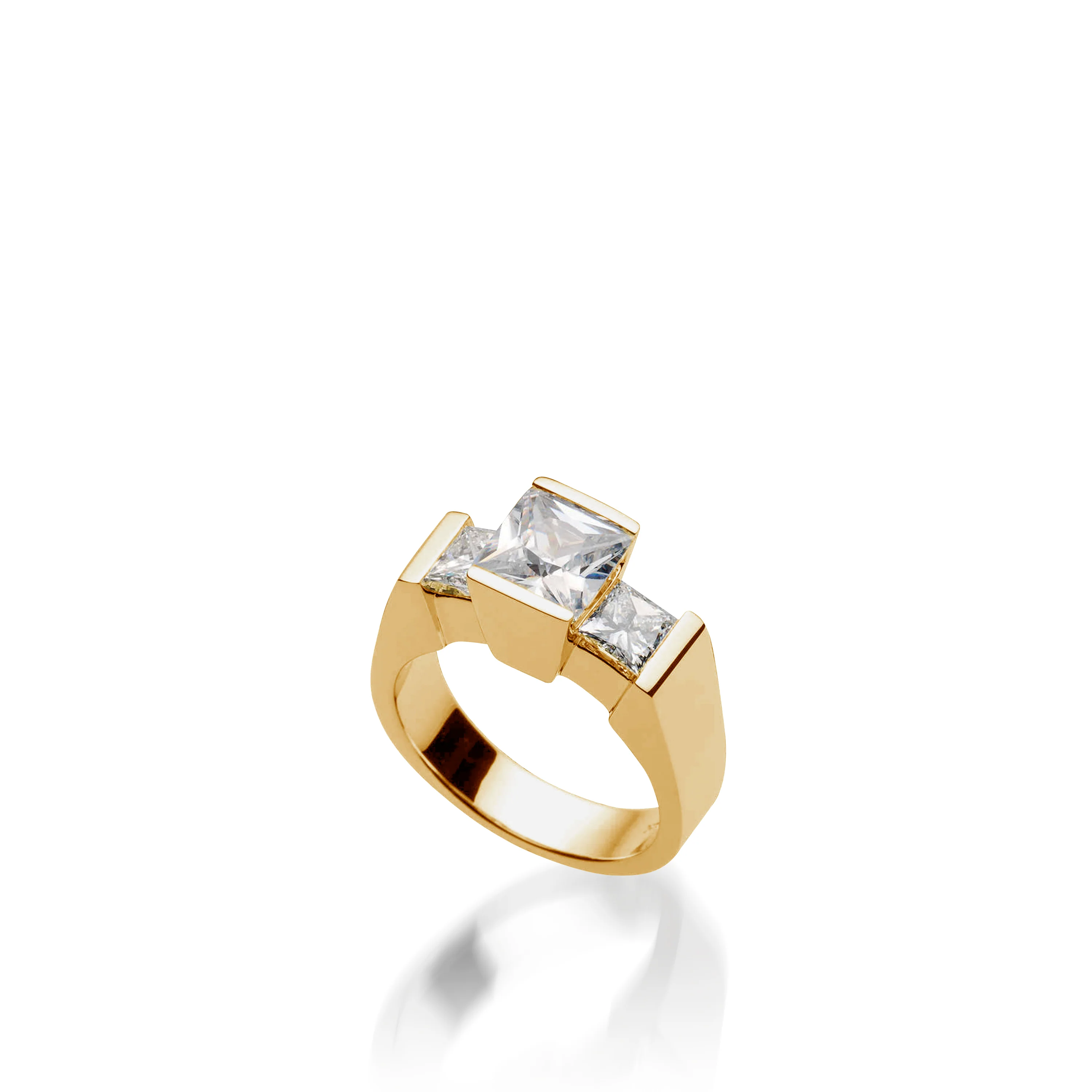 Ventana White Gold Engagement Ring - Image 4