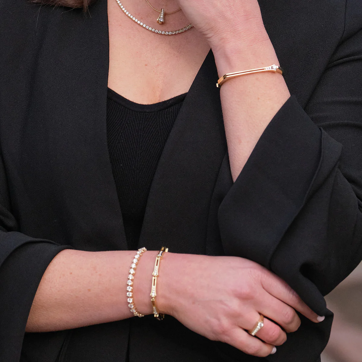 Venture Diamond Cuff Bracelet - Image 7