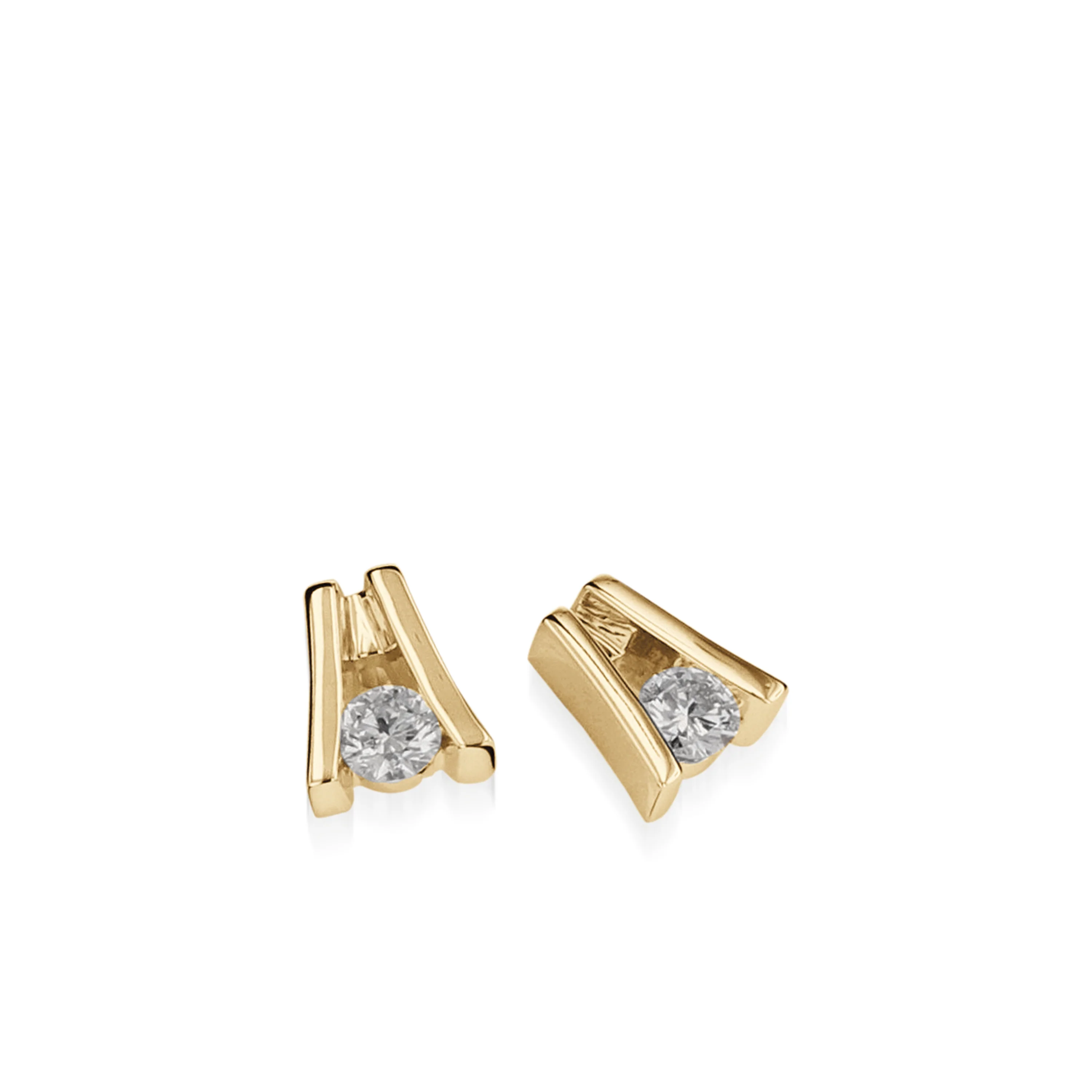 Venture Diamond Solitaire Earring - Image 3