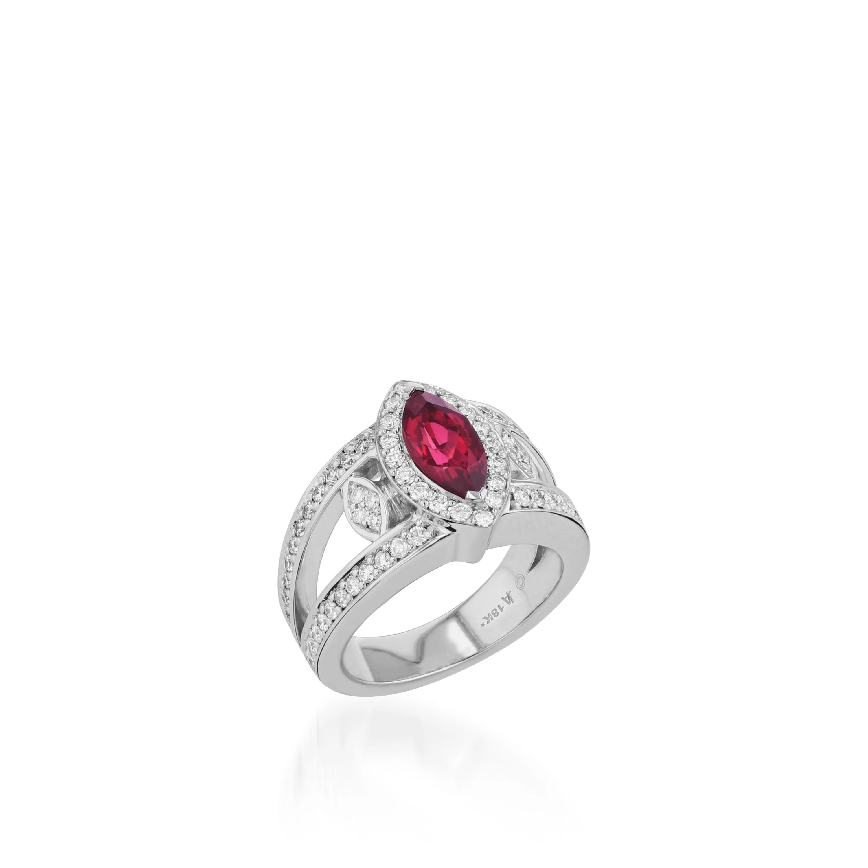 Victoria Elite Pink Tourmaline and Diamond Ring