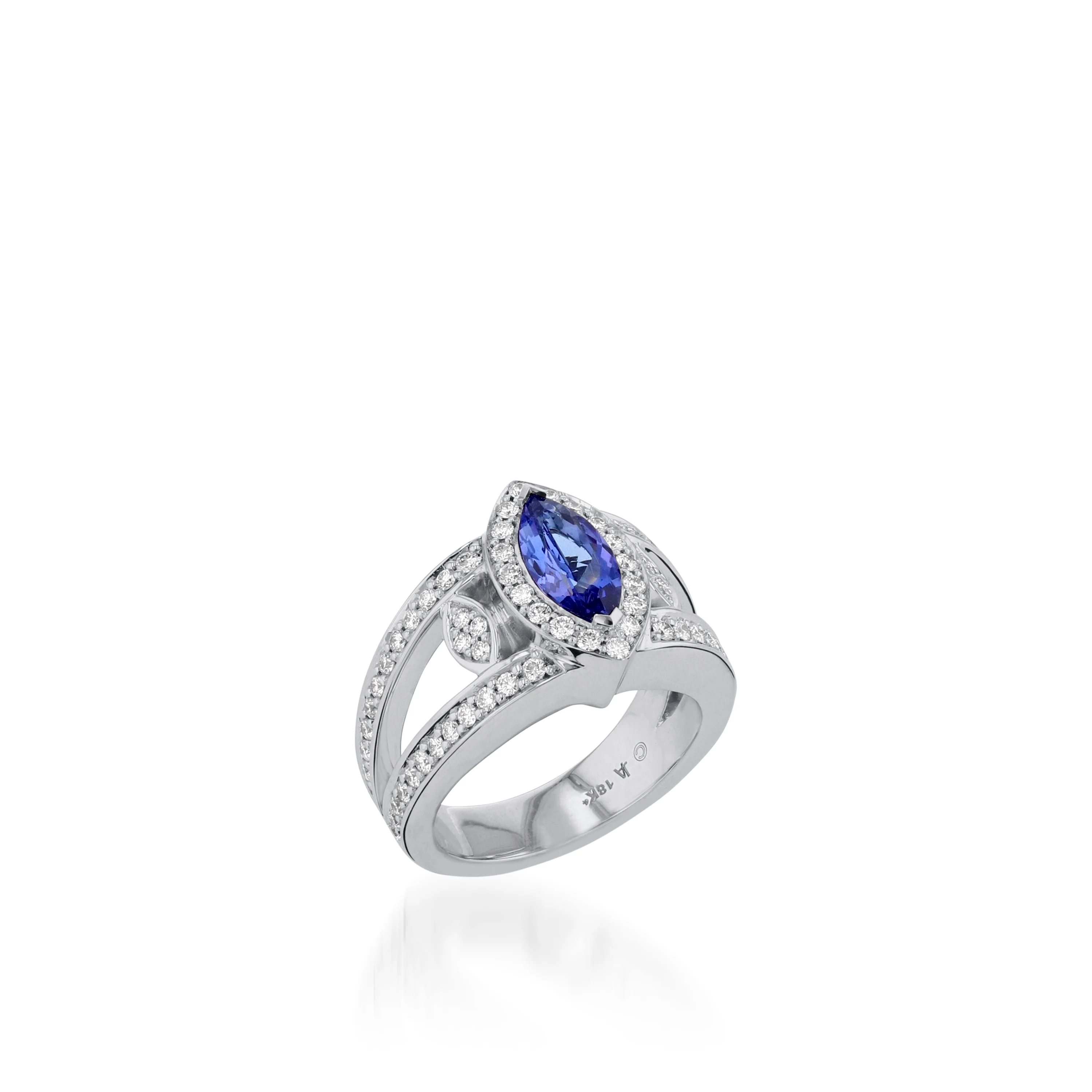 Victoria Elite Tanzanite and Diamond Ring