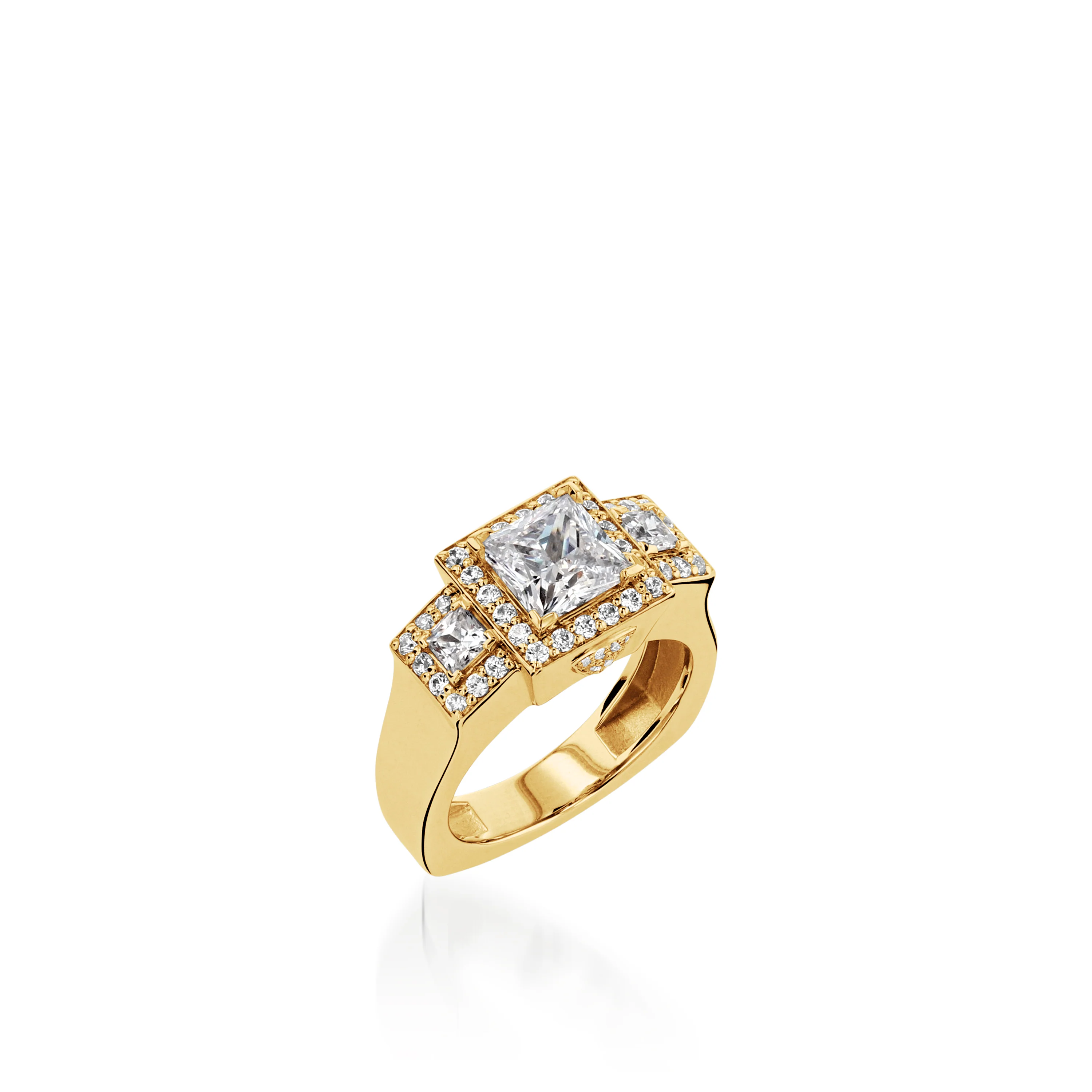 Vienna White Gold Engagement Ring - Image 4