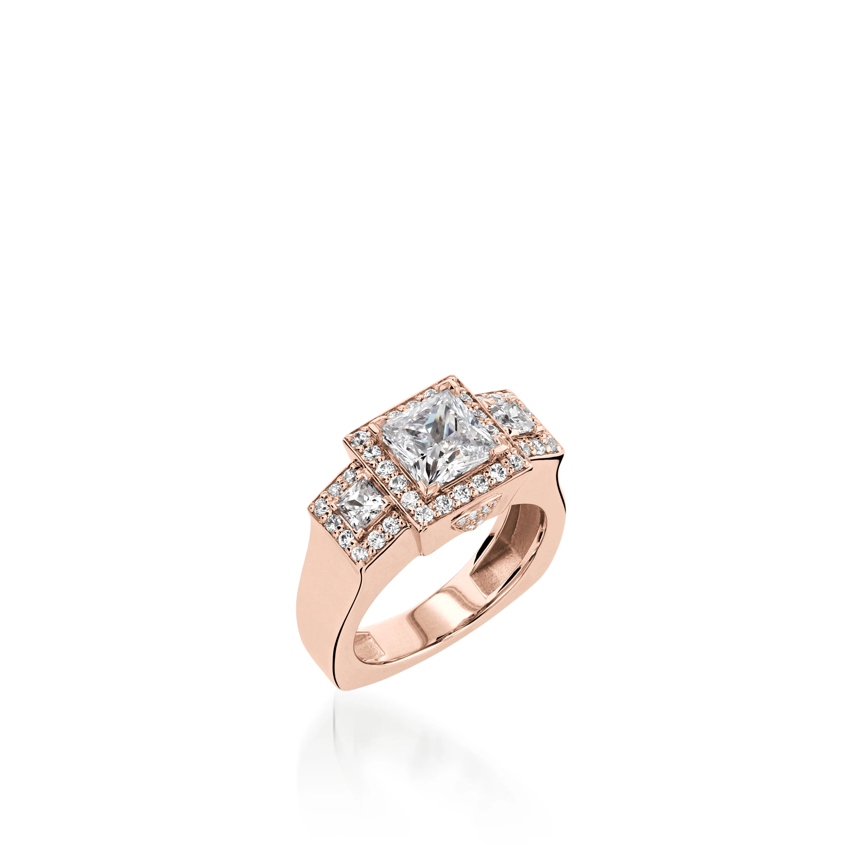 Vienna White Gold Engagement Ring - Image 5