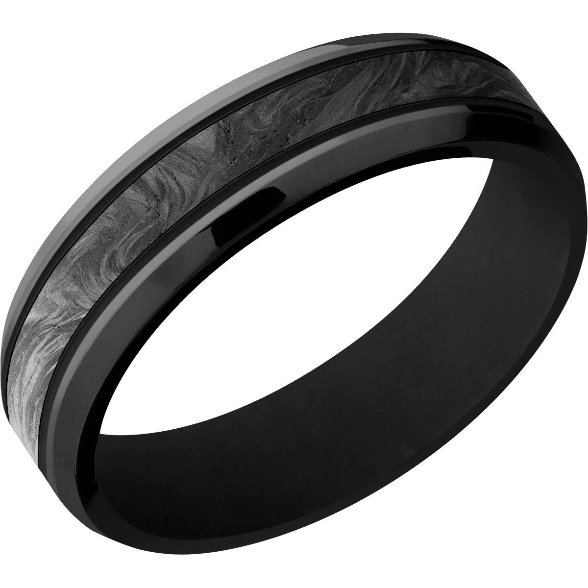 Zirconium + Polish , Polish Finish + Black - Image 2