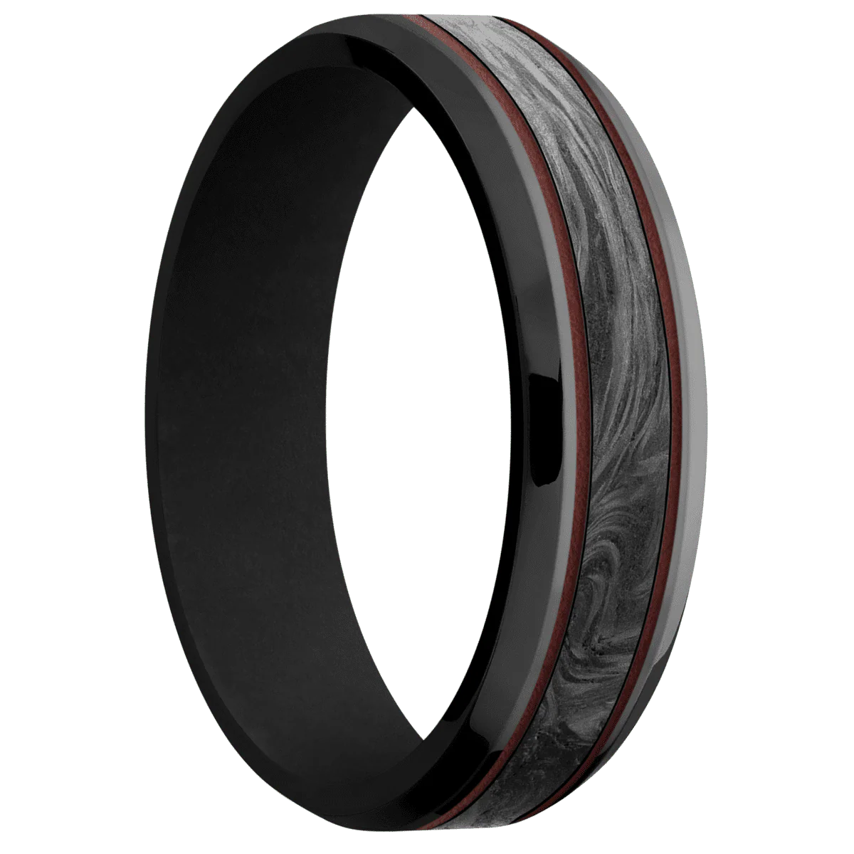 Zirconium + Polish , Polish Finish + Black