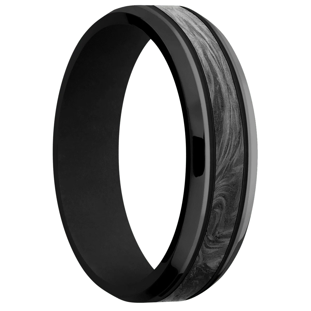 Zirconium + Polish , Polish Finish + Black