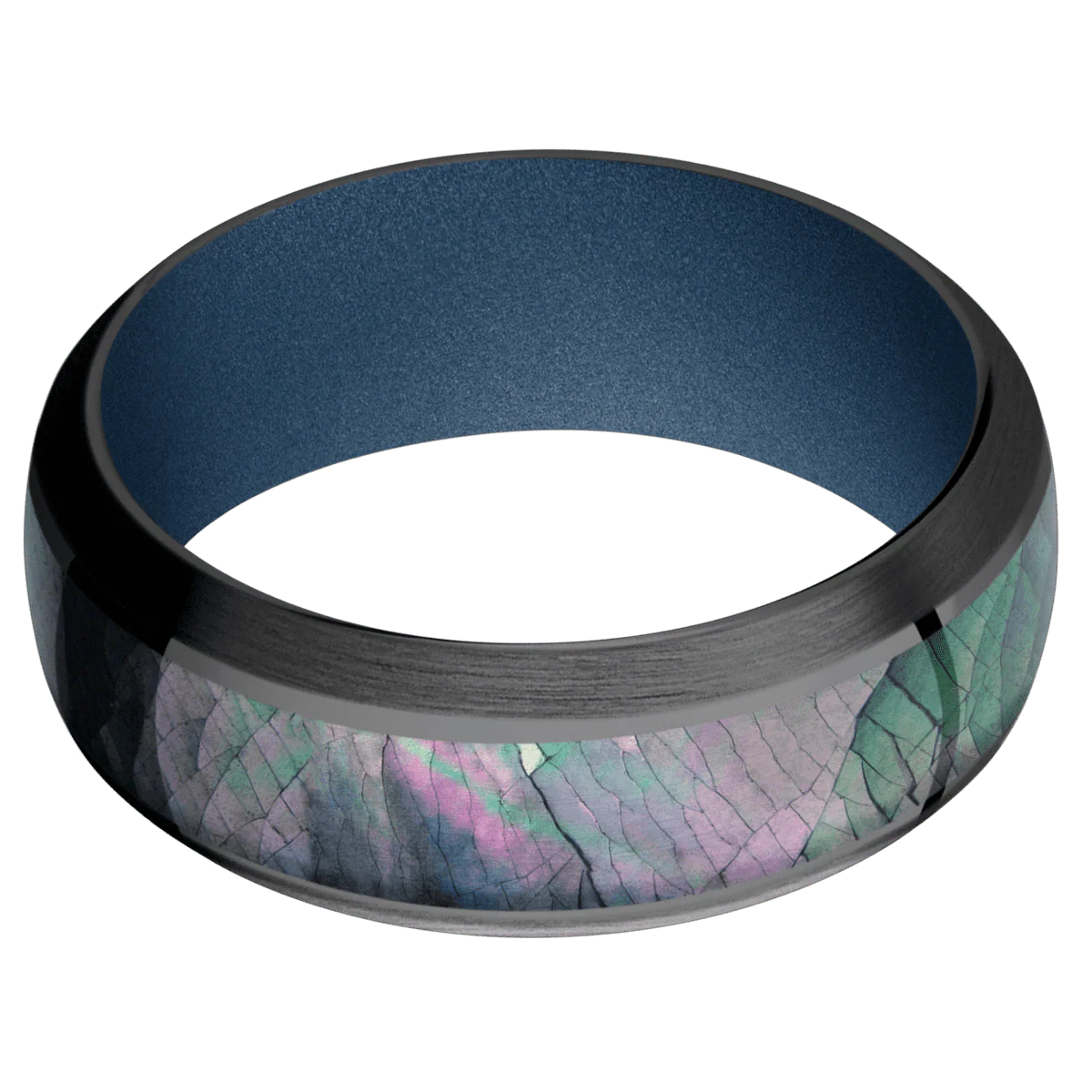Zirconium + Polish , Satin Finish + Polar Blue - Image 3