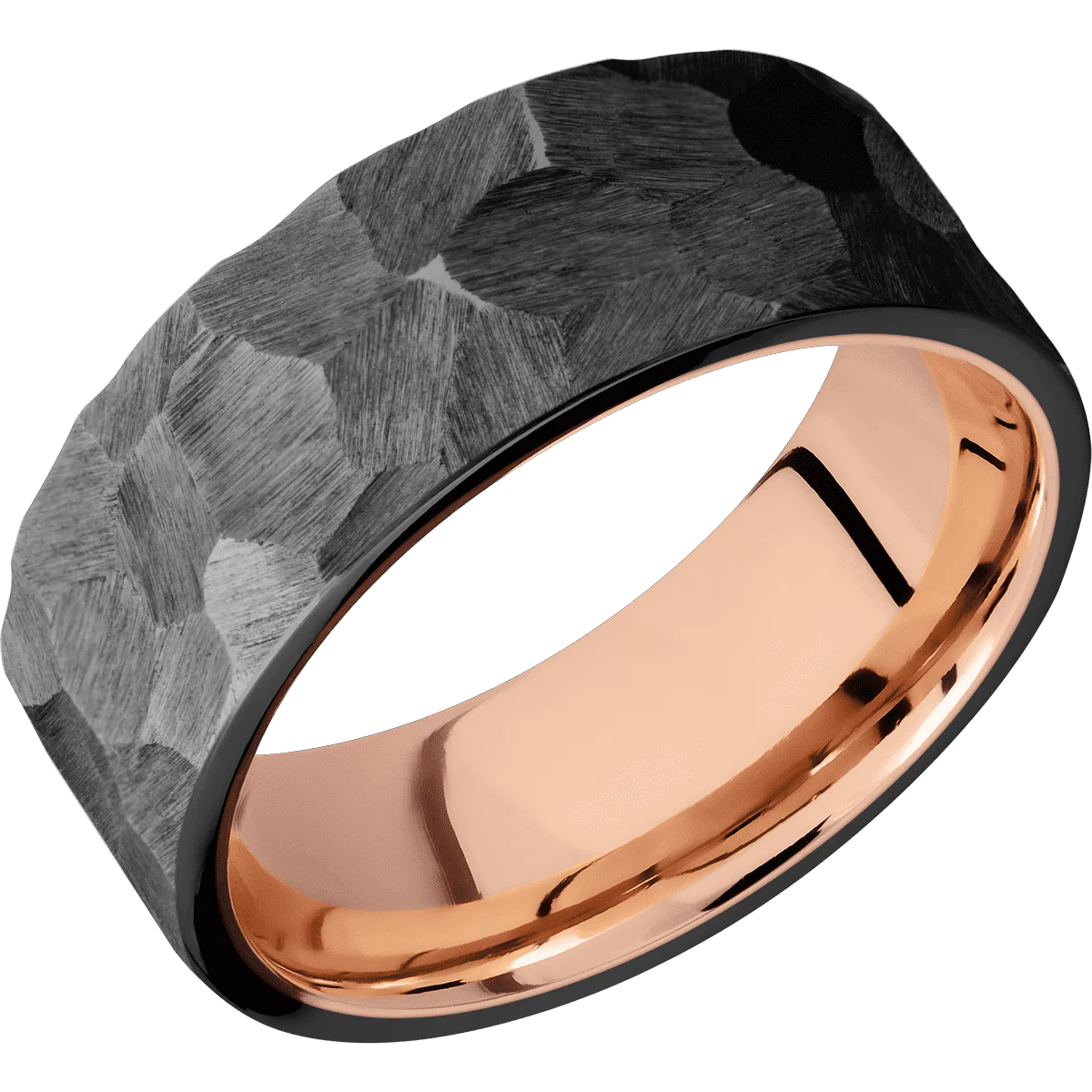 Zirconium + Rock Finish + 14K Rose Gold - Image 2