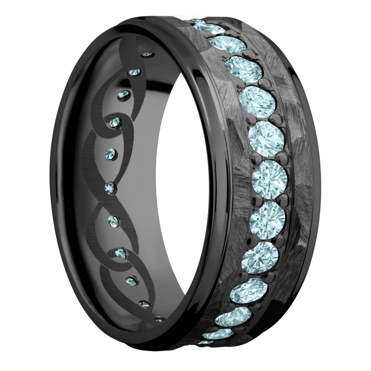 Zirconium + Rock , Polish Finish