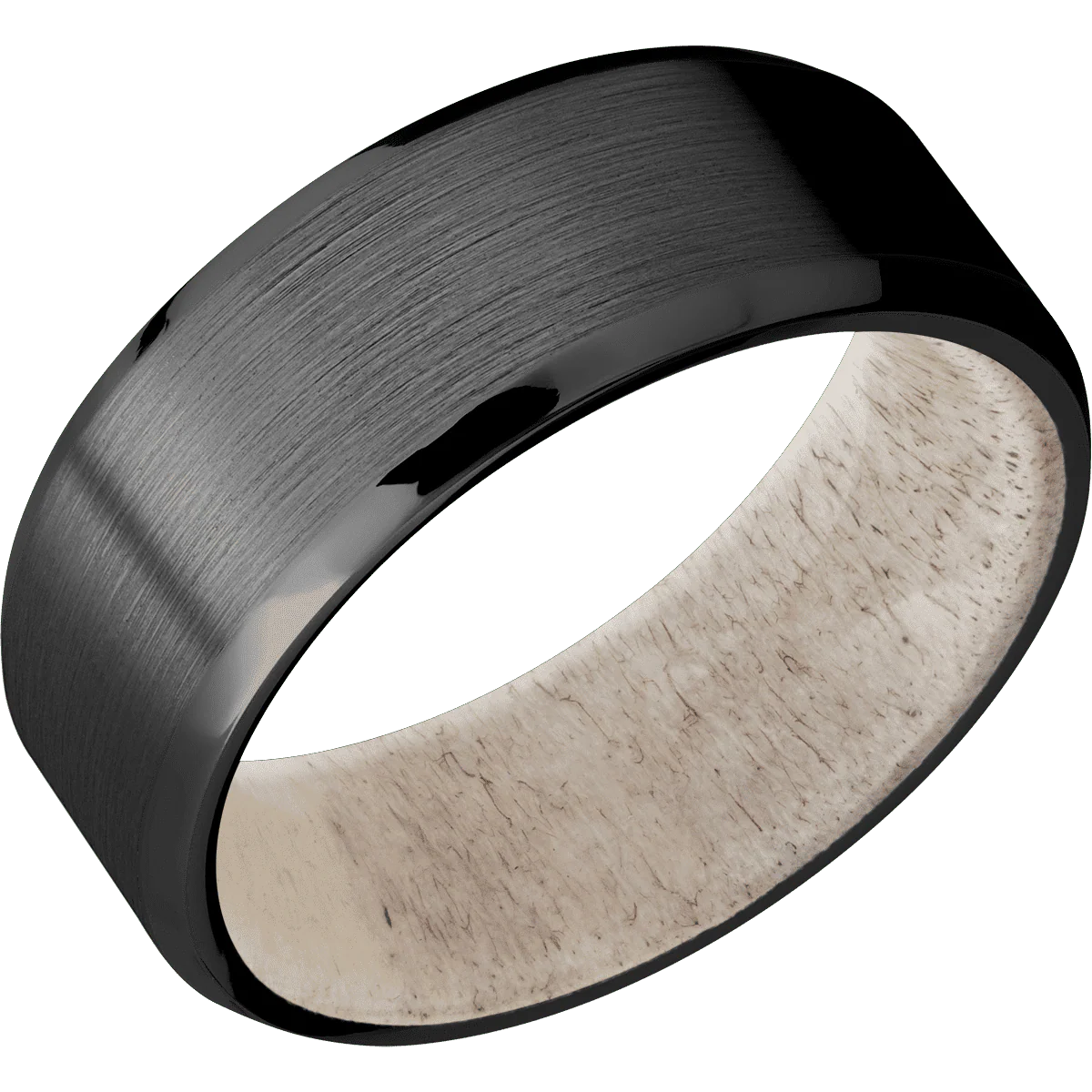 Zirconium + Satin , Polish Finish + Antler - Image 2
