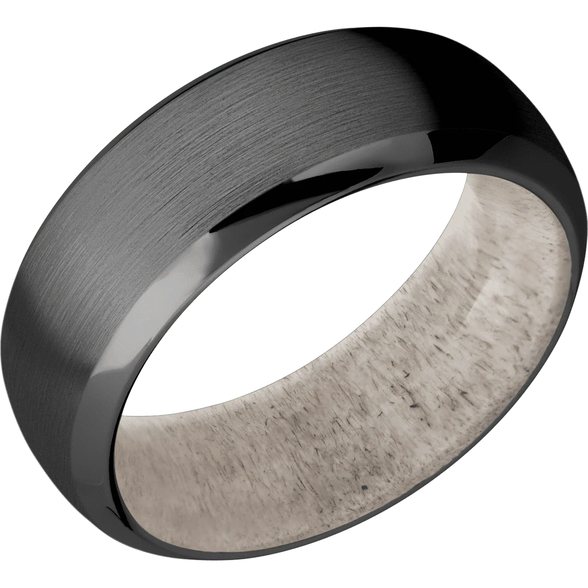Zirconium + Satin , Polish Finish + Antler - Image 2