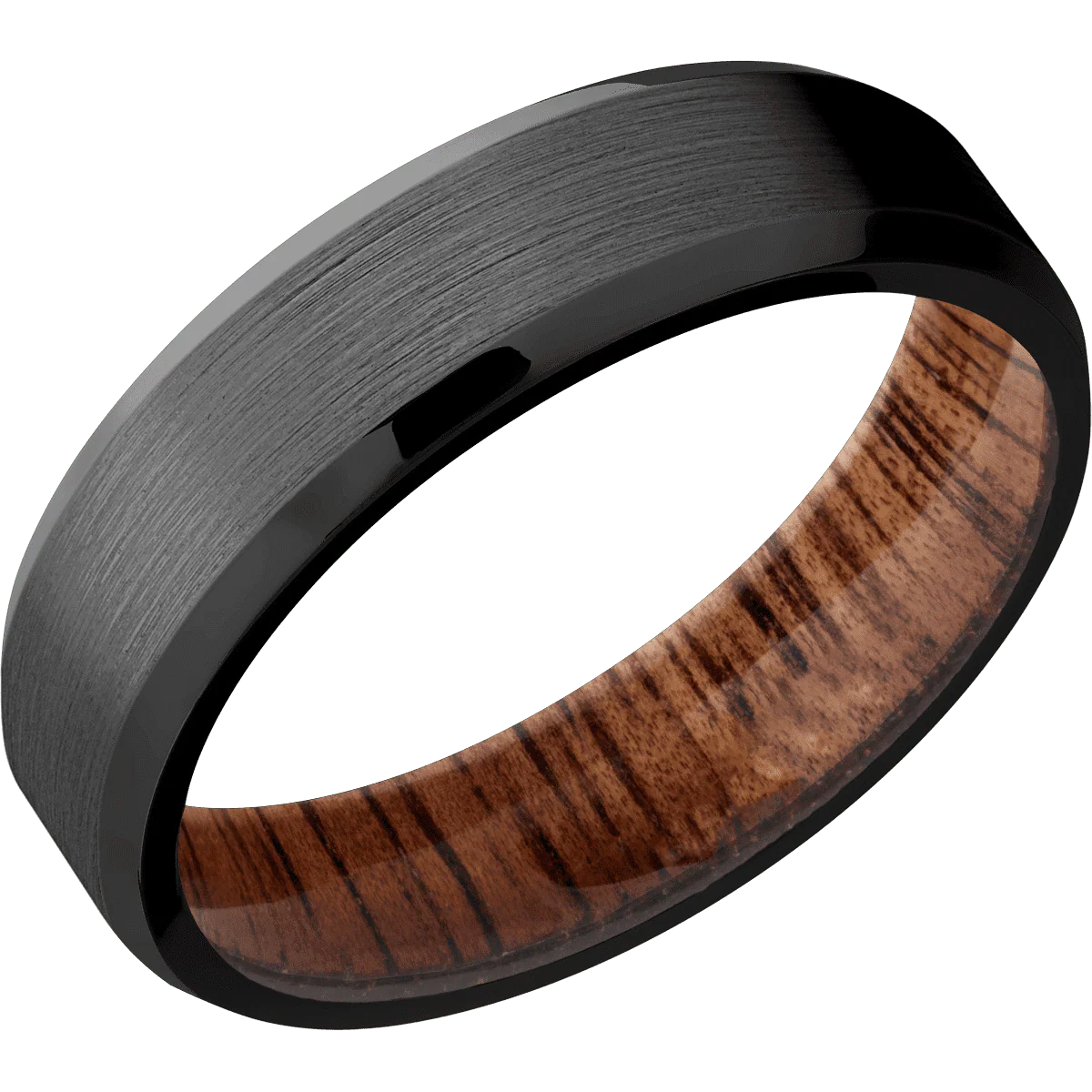 Zirconium + Satin , Polish Finish + Koa - Image 2