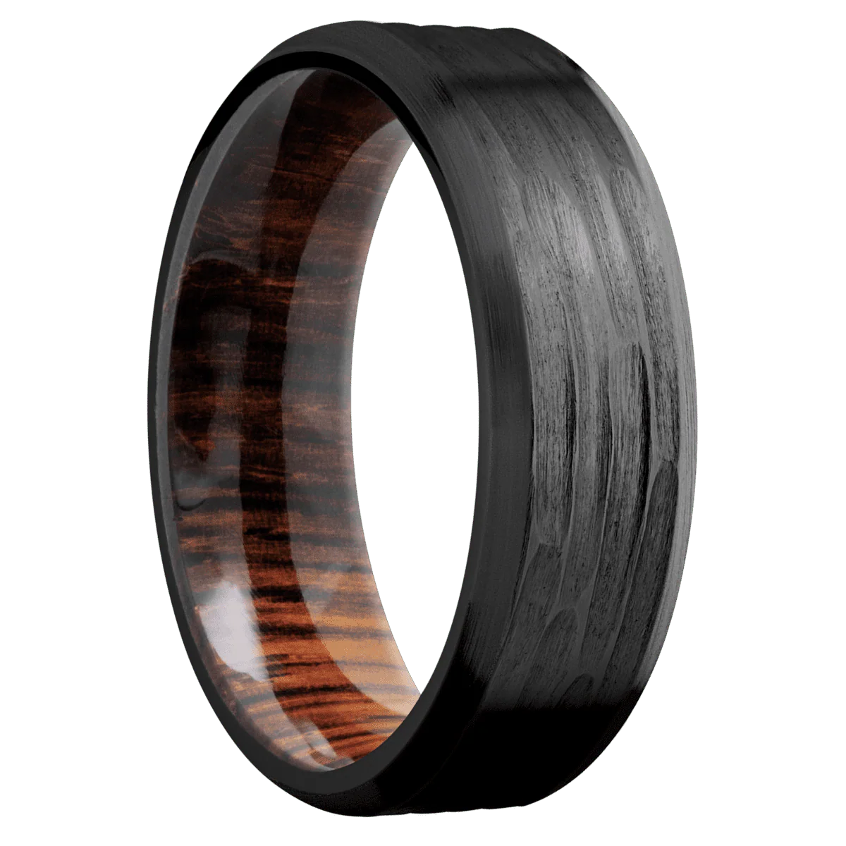 Zirconium + Treebarkh , Satin Finish + Cocobolo